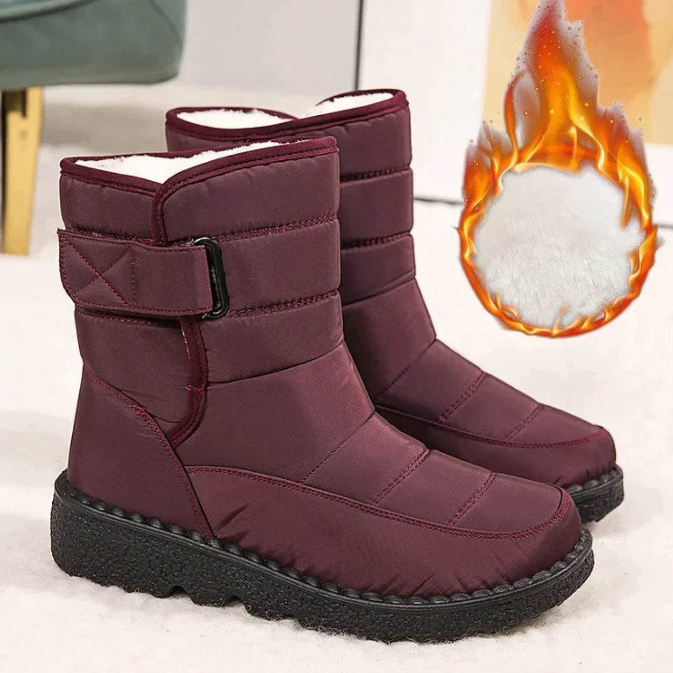 🔥 Pre-Christmas SALE - 50%OFF🔥Women's Waterproof Non-slip Warm Ankle Snow Boots