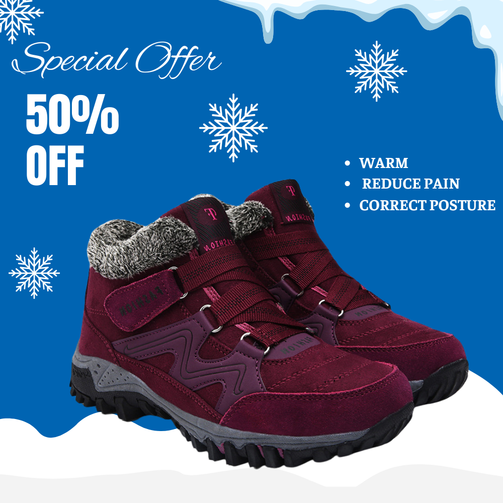 (Early Christmas Sales - 50% OFF) Winter Thermal Warm Fur Lining Snow Ankle Boots