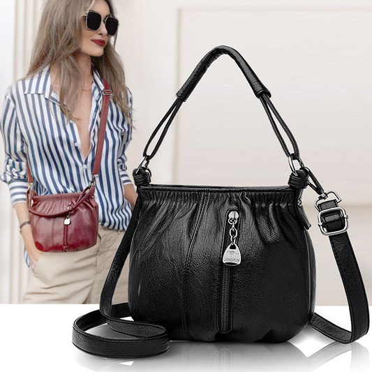 🔥On This Week Sale - 49% OFF🔥Soft Leather Large Capacity Crossbody Shoulder Bag, Vintage Handbags
