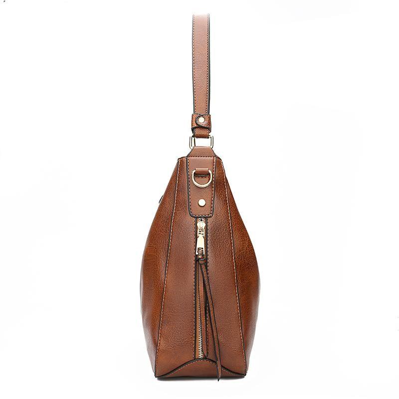 Premium Leather Shoulder Crossbody Hobo Handbag With GIFT